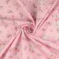 Preview: Baumwoll Druck kleine Mäuseballarina auf Rosa